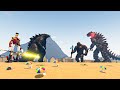 MechaGodzilla and Kong Vs Godzilla and Kong - Roblox Kaiju Universe