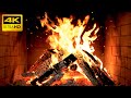 The MOST Relaxing FIREPLACE With Smoldering LOGS And Faint WOOD Crackling For WINTER Meditation 
