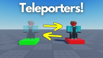 How To Make Teleporters In Roblox Studio