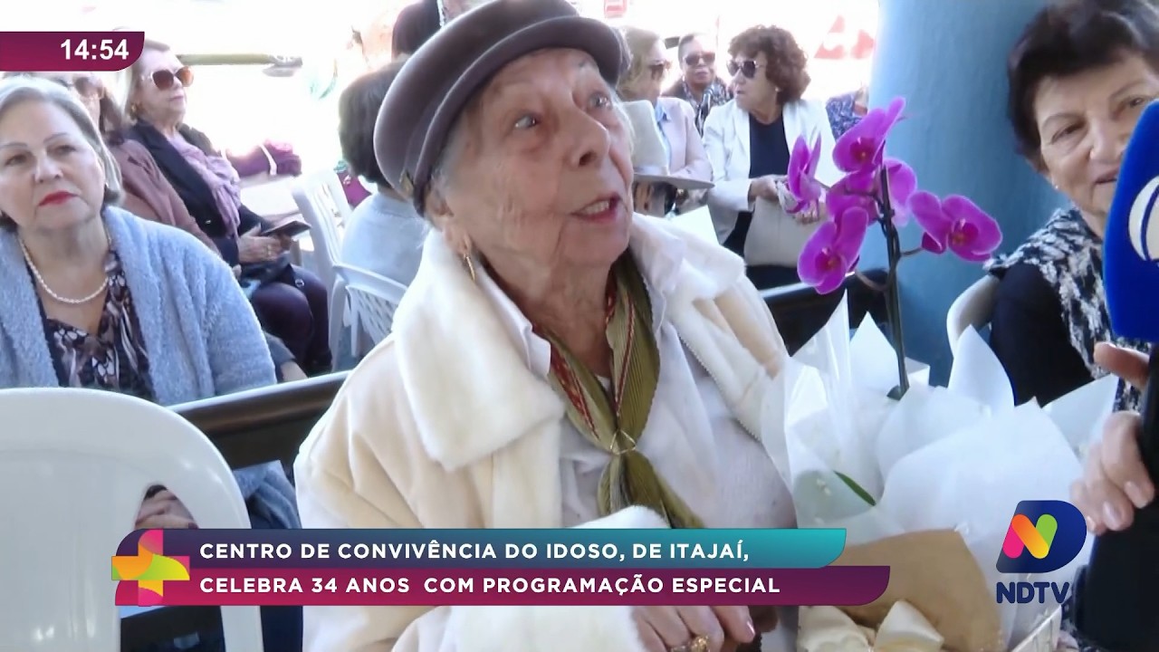 Centro do Idoso de Itajaí celebra 34 anos com programação especial