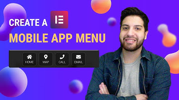 How To Create A Mobile App Menu On Elementor