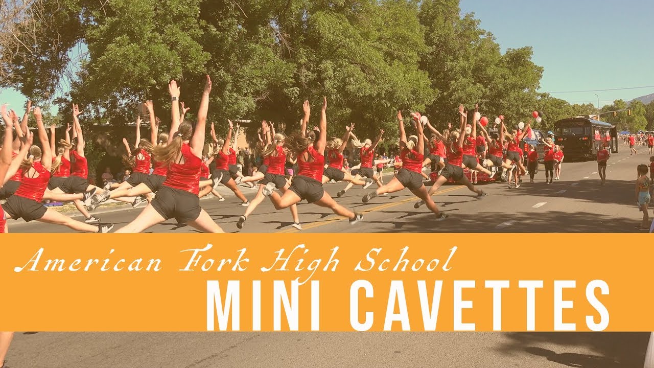 American Fork High School Mini Cavettes Steel Days Parade YouTube