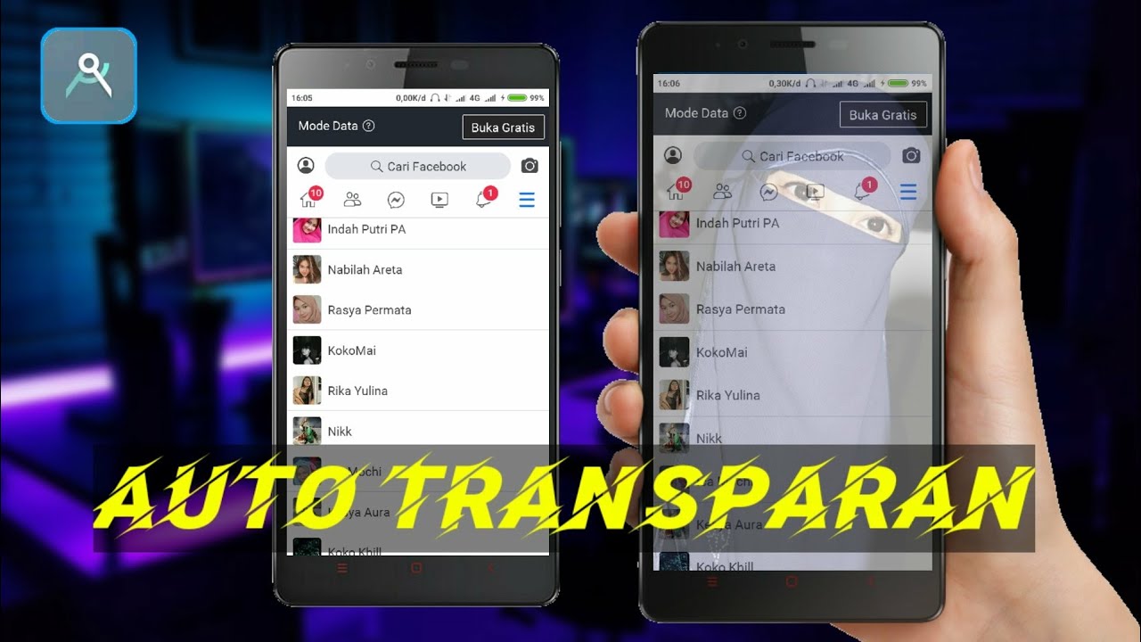 Facebook Transparant 2020 - Tutorial Bikin Transparan 🔥🔥