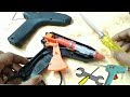 How to disassemble  assemble glue gun  open glue gun  whats inside 