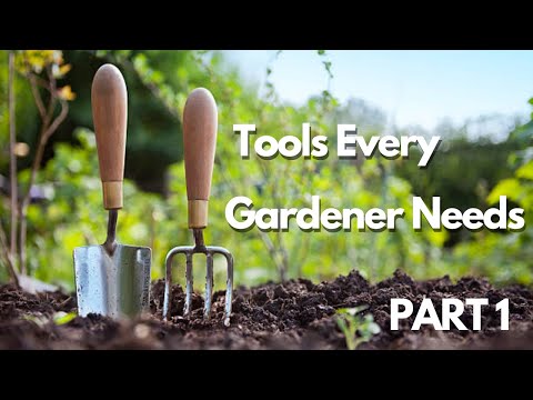 Video: Įrankiai, kurių reikia kiekvienam naujam sodininkui: svarbūs rankiniai įrankiai naujam sodininkui