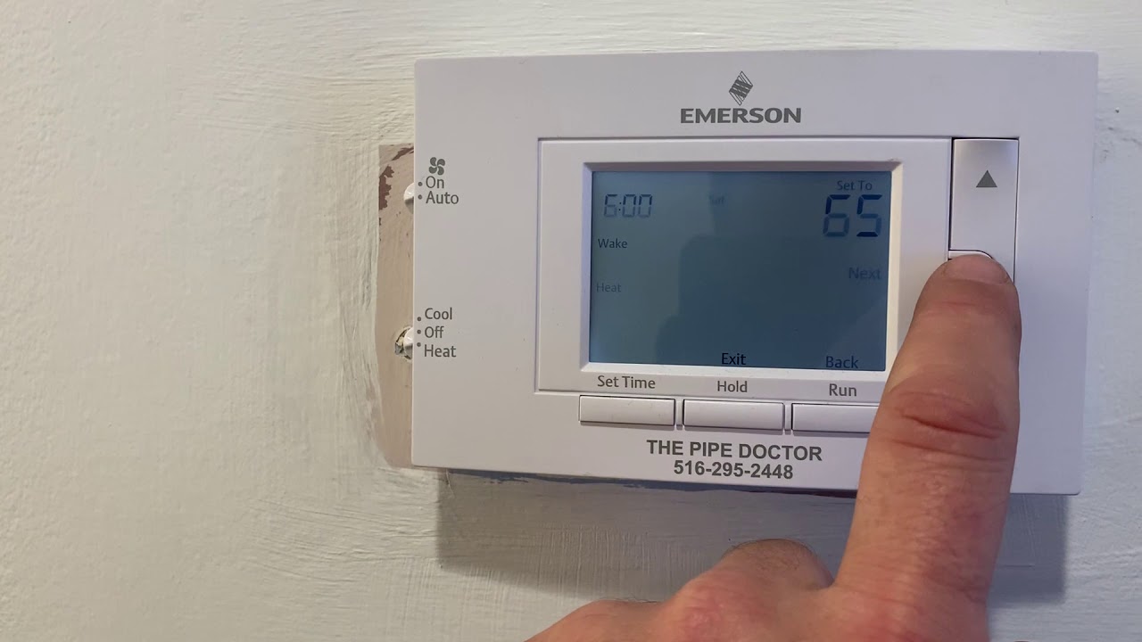 how-to-program-a-white-rogers-emerson-1f83c-11pr-thermostat-youtube