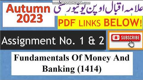 AIOU Code 1414 Solved Assignment No.1 and 2 Autumn 2023