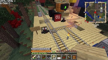 Railcraft station - Ep03 - Grand Central intersections and interlocks