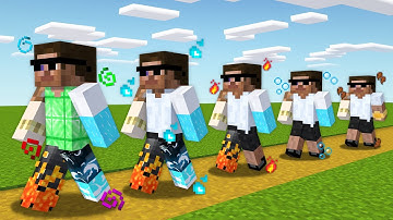 Evolving my Bodyparts into Elemental Parts...Minecraft