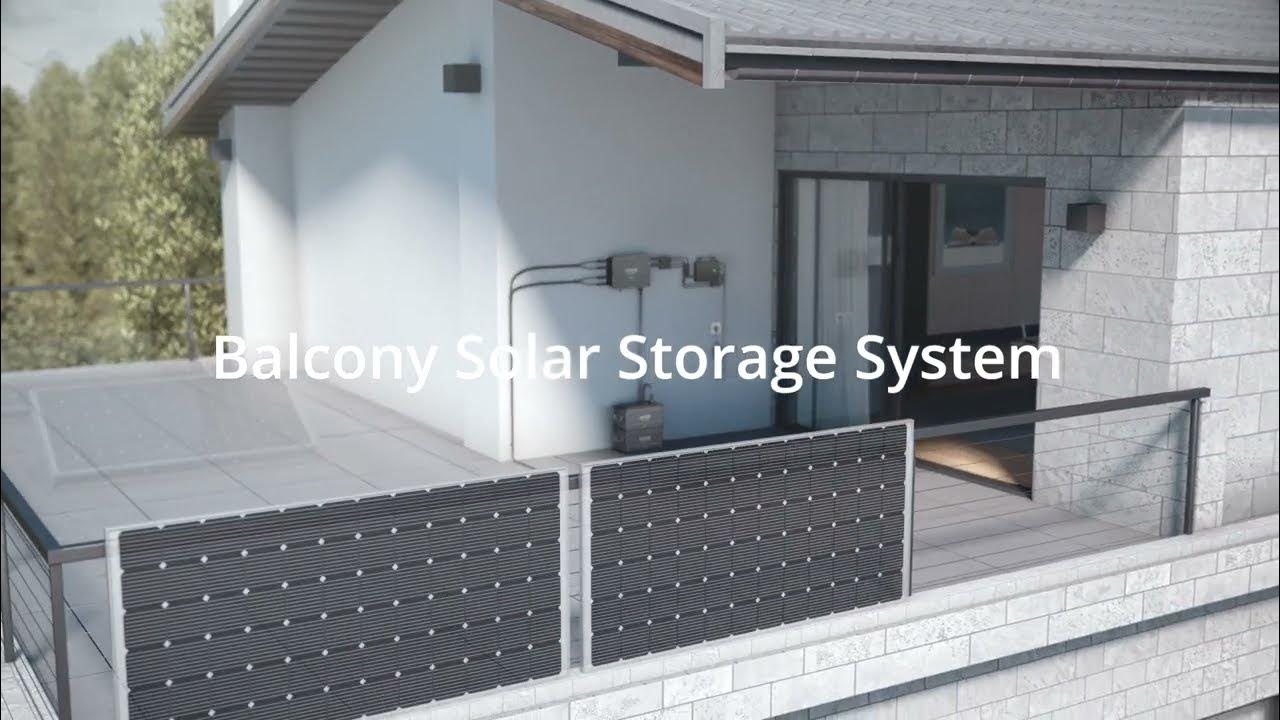 Station électrique pour Balcon Zendure SolarFlow, avec Panneau