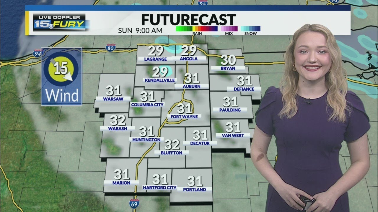 Scattered snow showers continue this morning - YouTube