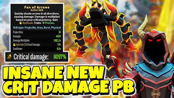 NEW RECORD! 8000% CRIT DAMAGE Fan of Arrows Build!