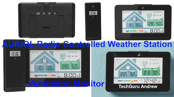 AURIOL Radio Controlled Weather Station & Ventilation Monitor REVIEW