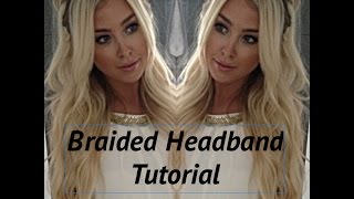 My Braided Headband Tutorial | TheBlondeBeautyy