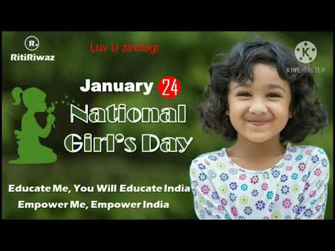 Happy National Girl👩‍💼Child day status 2021 | Best National Girl Child day | Heart❤️touching status