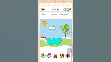 Brain Test All Star Level 109 Answer | How can the car get across