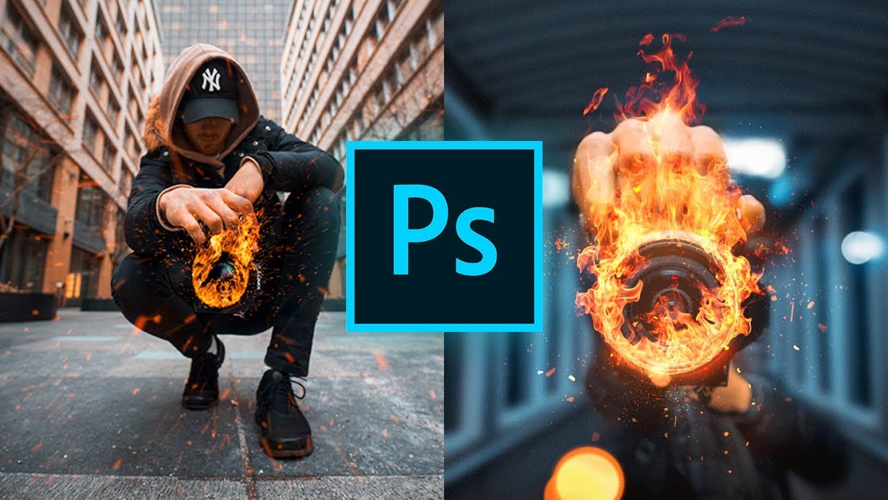 Wie Man Coole Feuer Effekte In Photoshop Einfugt Einfach Realistisch Youtube