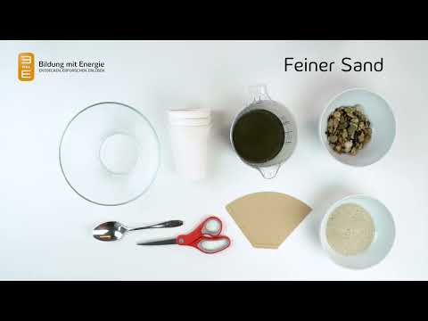Wasserfilter - Experimente
