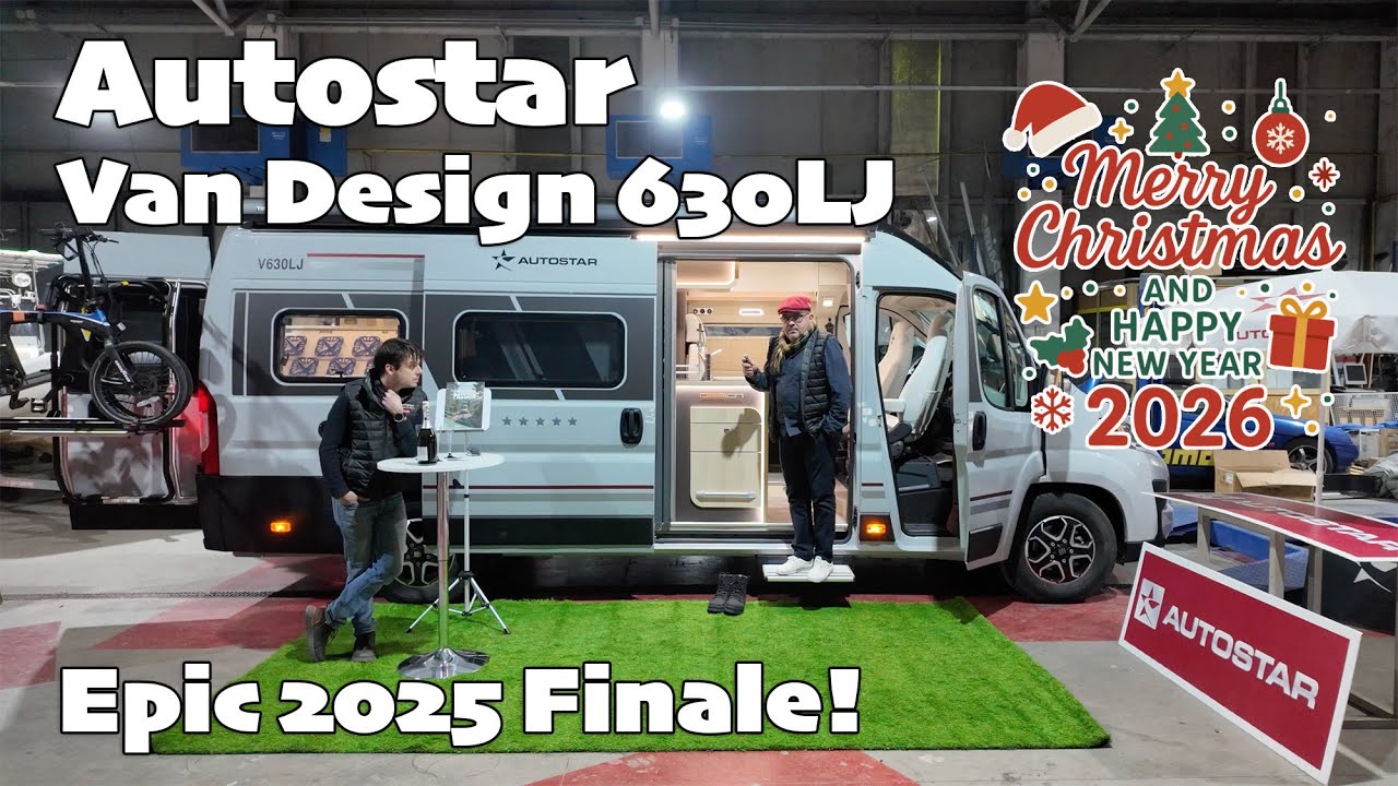 🧨 Ultima aventură RV din 2025 🚐 Autostar Van Design 630LJ | Final epic la Motorhome Otopeni ✨🎇🥂