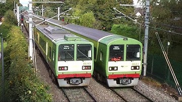 Irish Rail 8500 and 8520 Class Dart Trains - Sydney Parade, Dublin