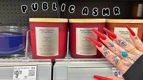 Public ASMR at Walmart | Tapping, Scratching, Fabric Sounds, Camera Scratching, Crinkles