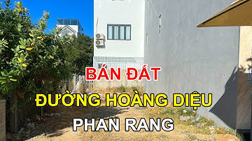 Bán đất mặt tiền đường hoàng diệu khu k1 phan rang ninh thuận