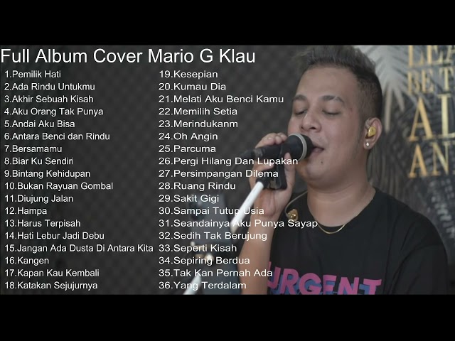 FULL ALBUM - COVER - MARIO G KLAU - TERBARU 2021 (full album) class=