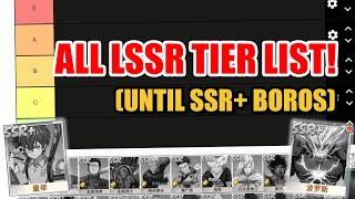LSSR TIER LIST! (until SSR+ Boros) [One Punch Man: THE STRONGEST]
