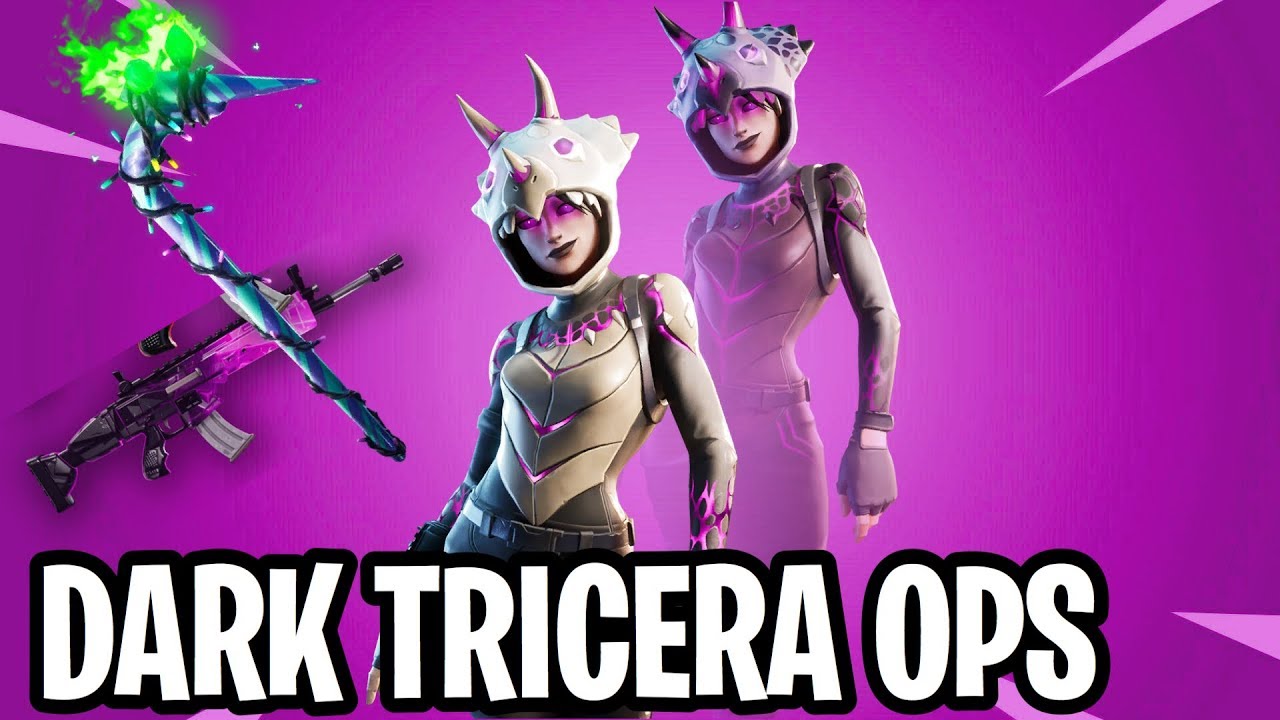 Fortnite New Dark Tricera Ops Game play