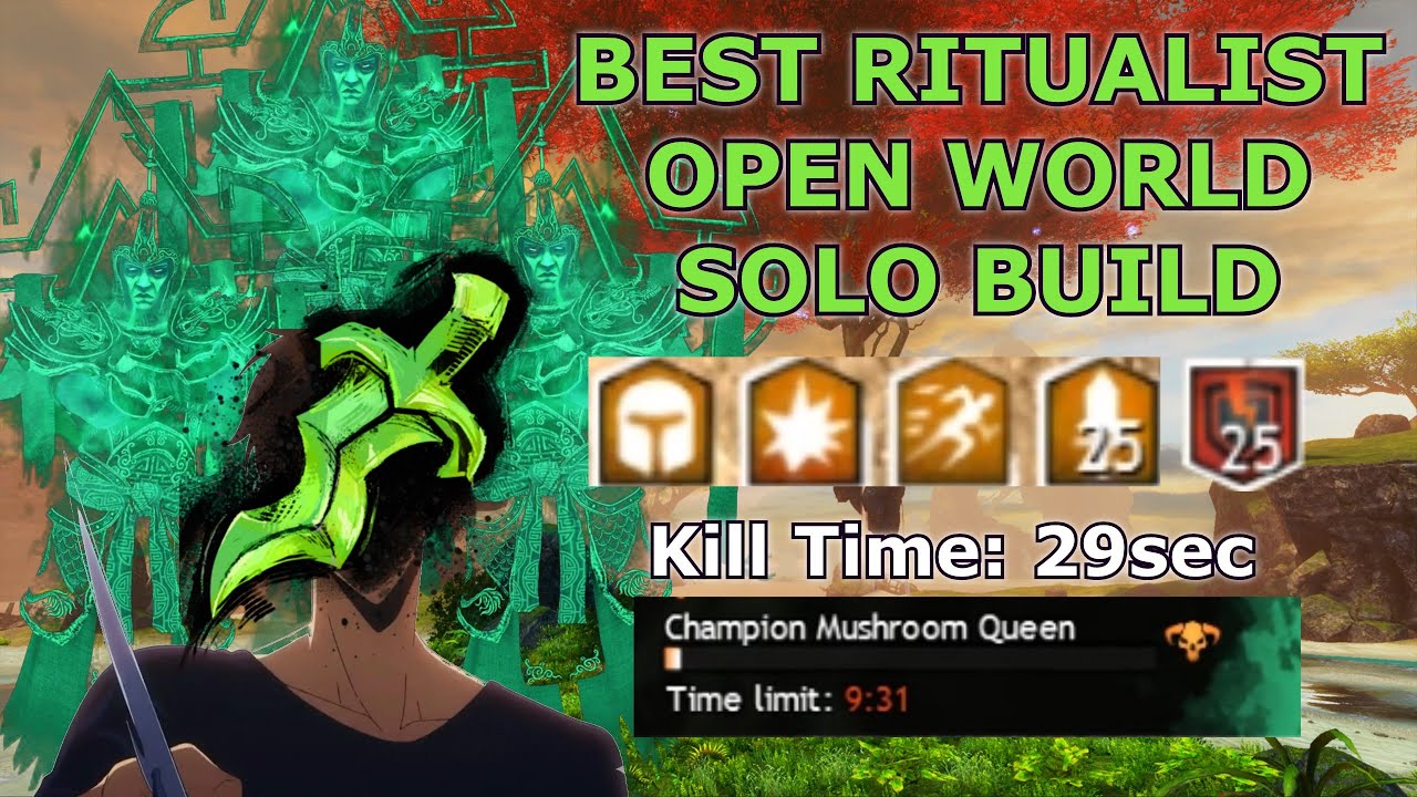Guild Wars 2 : Best Ritualist Open World Solo Build - YouTube