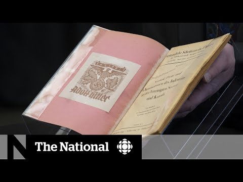 Canada's National Library Acquires Book That Belonged To Hitler