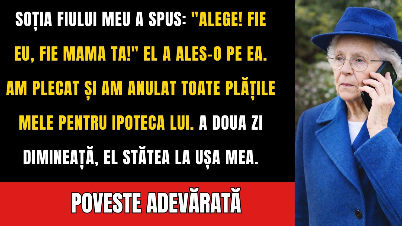 Soția fiului meu a zis: 