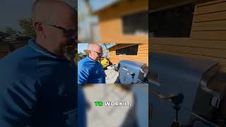 New Grill, Sloping Patio, Simple Fix #grilling #diy