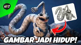 Buat Gambar Sea Hand Monster Jadi Hidup!