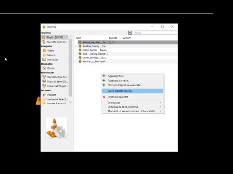 Creare una Playlist Audio o Video dagli URL dei file con VLC