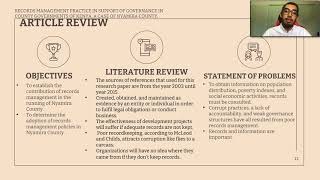IMR652 - Article Review Presentation