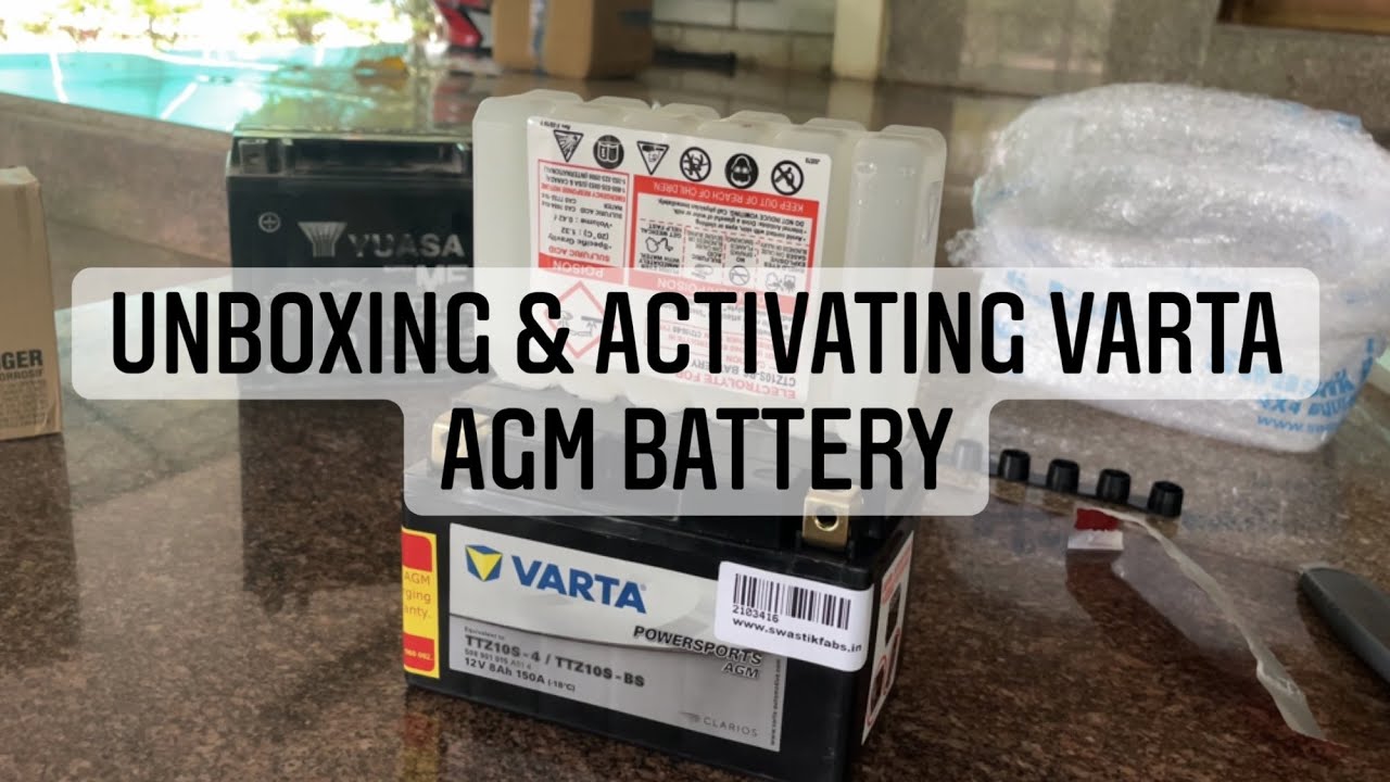 How to Activate AGM VARTA Battery, CBR 600