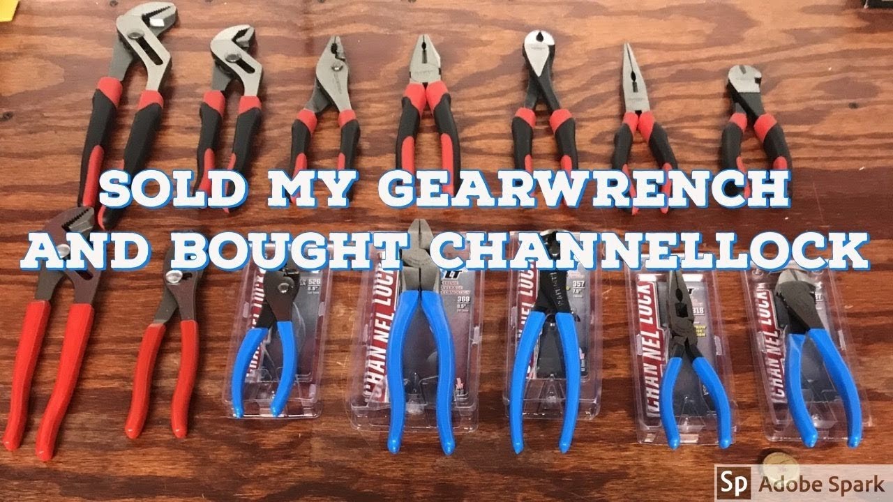 Tool Talk Ep. 18 Gearwrench Pliers Vs USA Pliers Channellock and Tekton YouTube