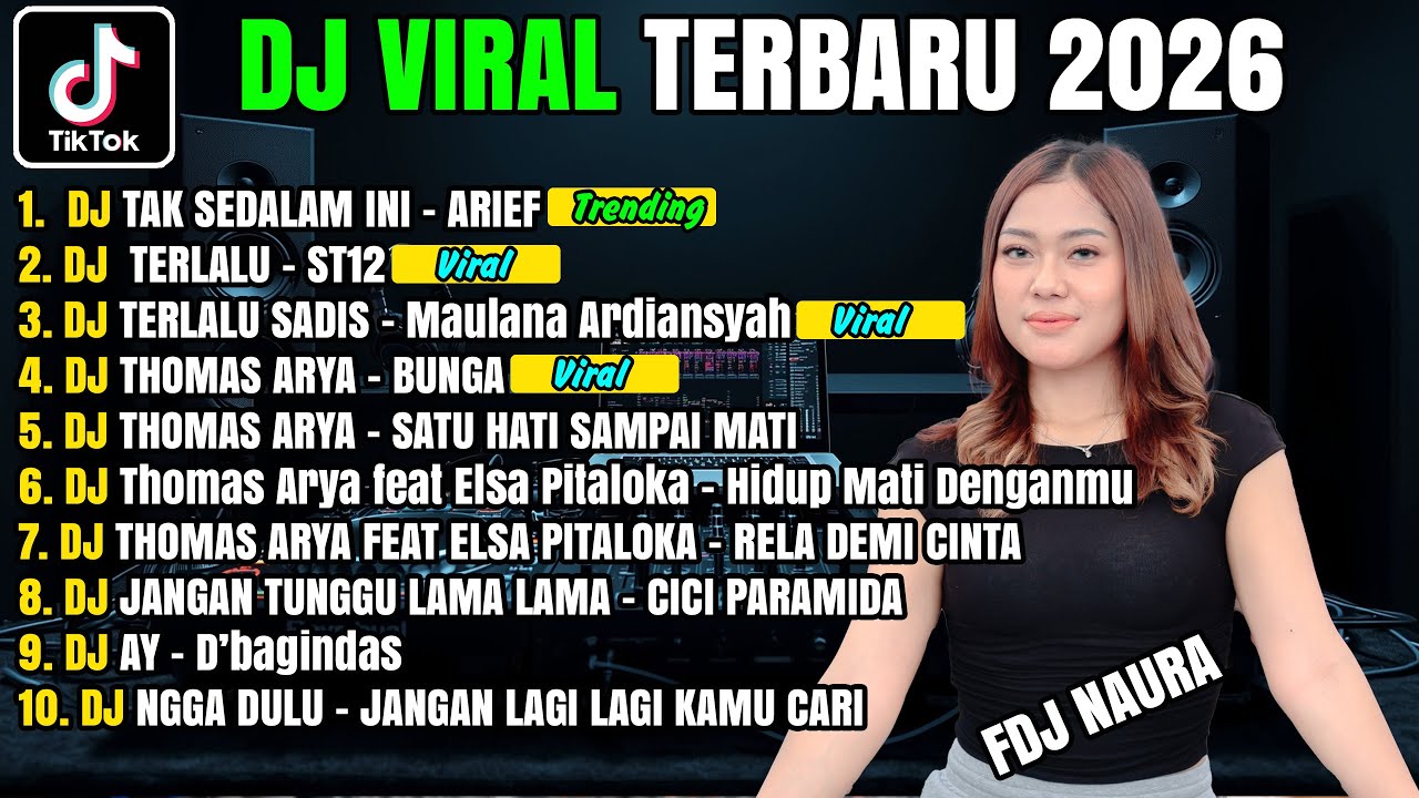 DJ TIKTOK TERBARU 2026 🎶 DJ TAK SEDALAM INI – ARIEF 🎶 REMIX TIKTOK TERBARU 2026 FULL BASS MANTAP
