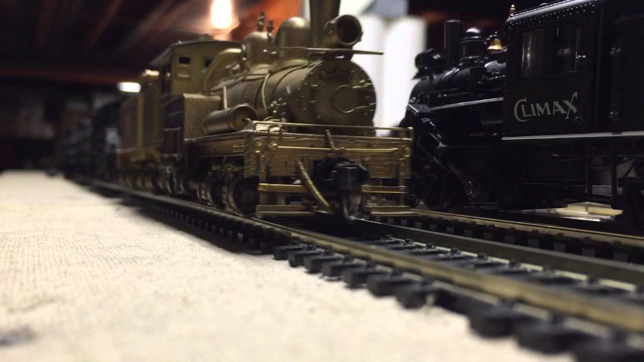 PFM United HO Brass 3 Truck Shay & Climax Double Head