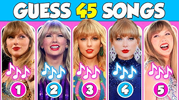Guess Taylor Swift Songs 🎤🎵 | Most Popular Music Quiz