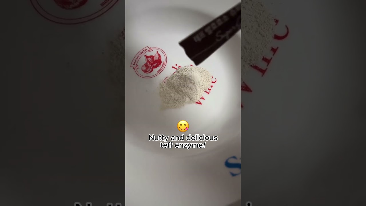 Nutty and delicious Teff fermentation enzyme!