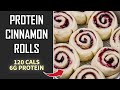 Weight Loss Blueberry Cinnamon Rolls | Healthy High Protein Low Calorie Diet Friendly Dessert Recipe