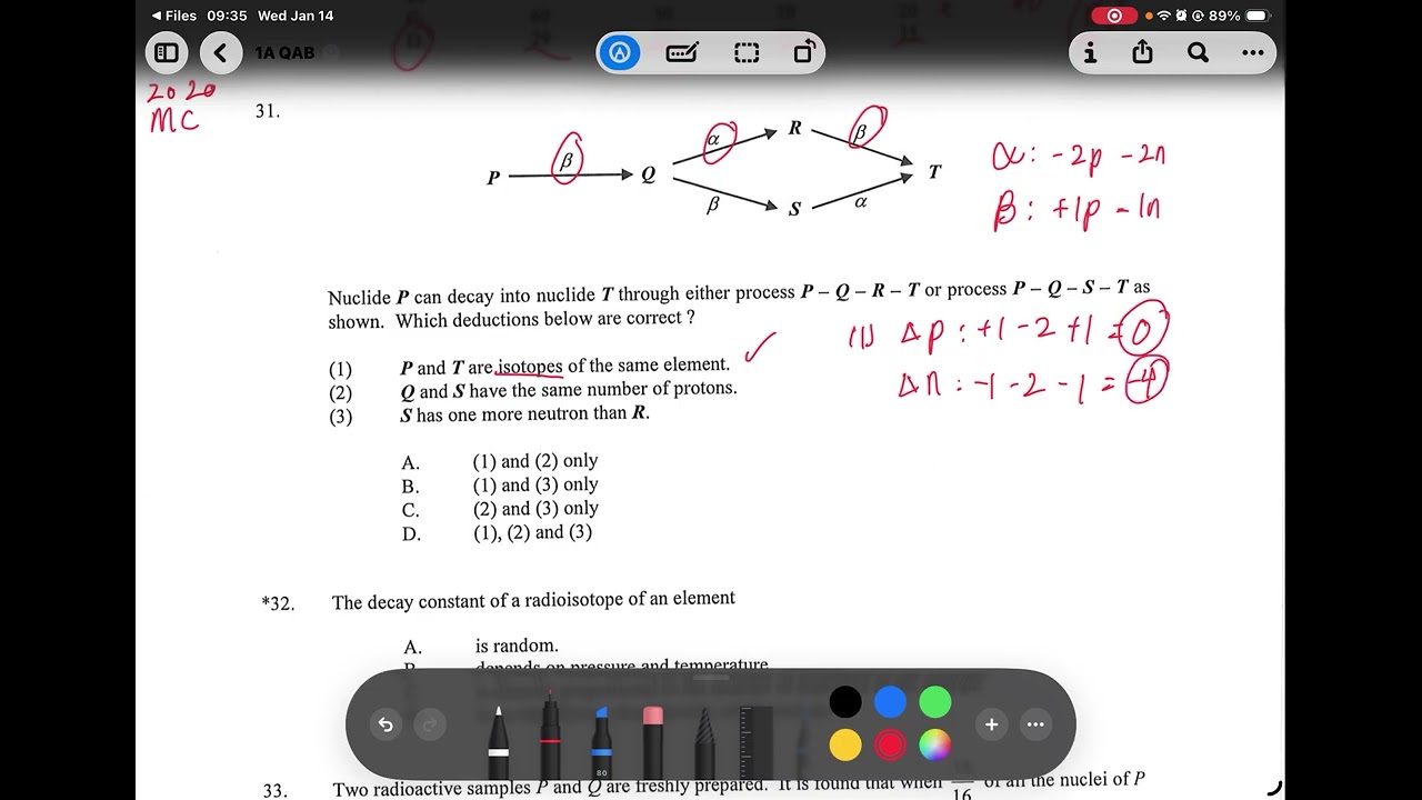HKDSE Physics 2020 1A Q31