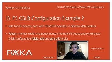 13.1. F5 GSLB Configuration Example2 Part2: