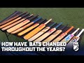 The evolution of the cricket bat - Mike Hussey &amp; Mark Waugh test bats from every era I Fox Cricket