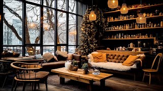 Winter Night Jazz 2024 ~ Relaxing Jazz Piano Music And Snow Ambience In Winter ~ Soft Jazz Music #1