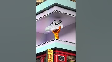 3D Billboard Animation in  @BlenderOfficial  | shoe @nike   | SSK Animations #shorts #short