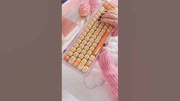 Cute bread keycaps ASMR 🥖