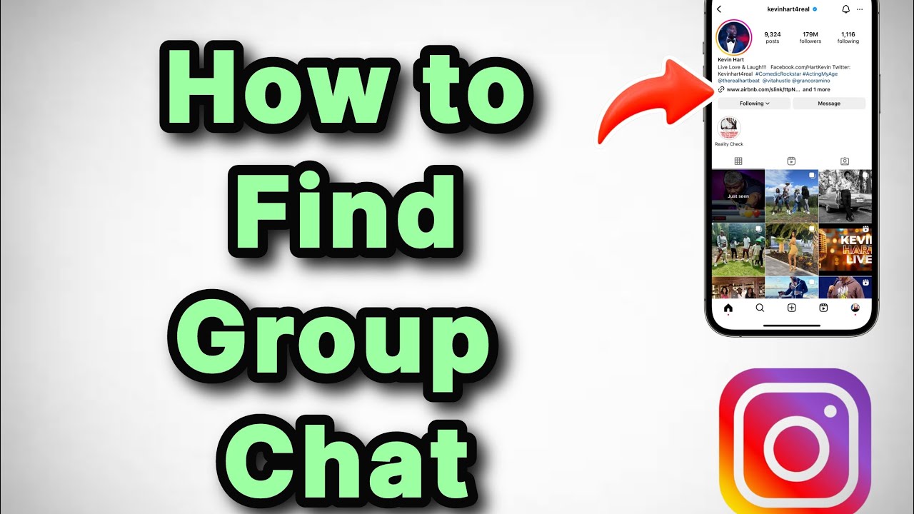 Random Gc How to Find Instagram Group Chat - YouTube